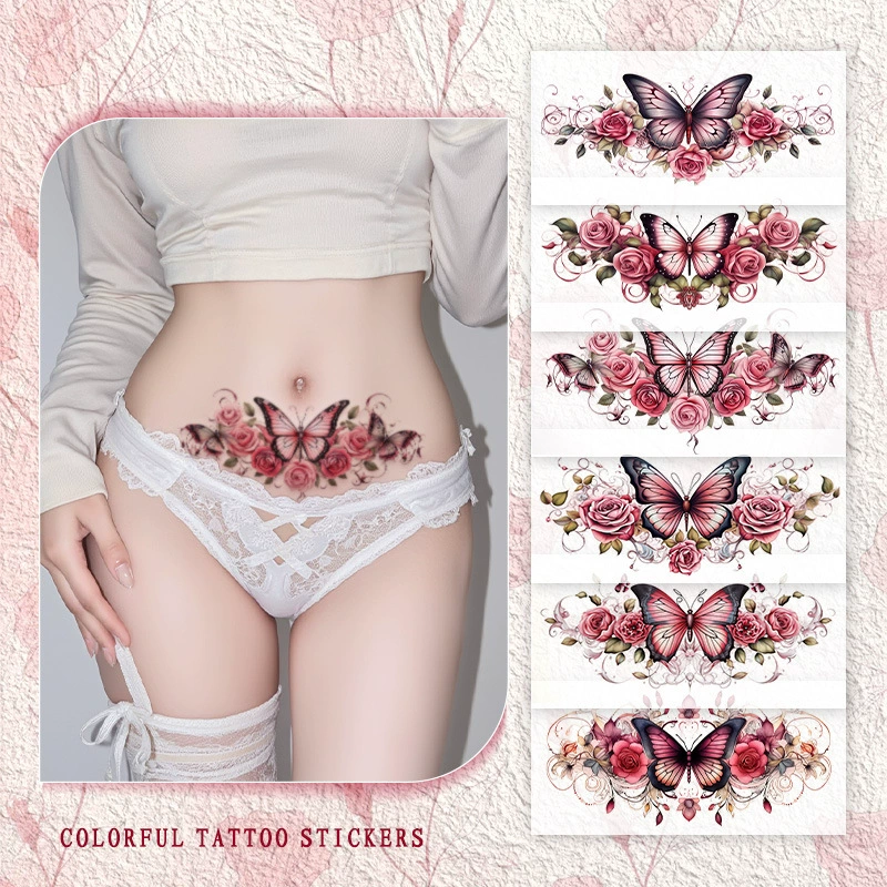 Waterproof tattoo stickers, sexy sticker, long-term effect, print