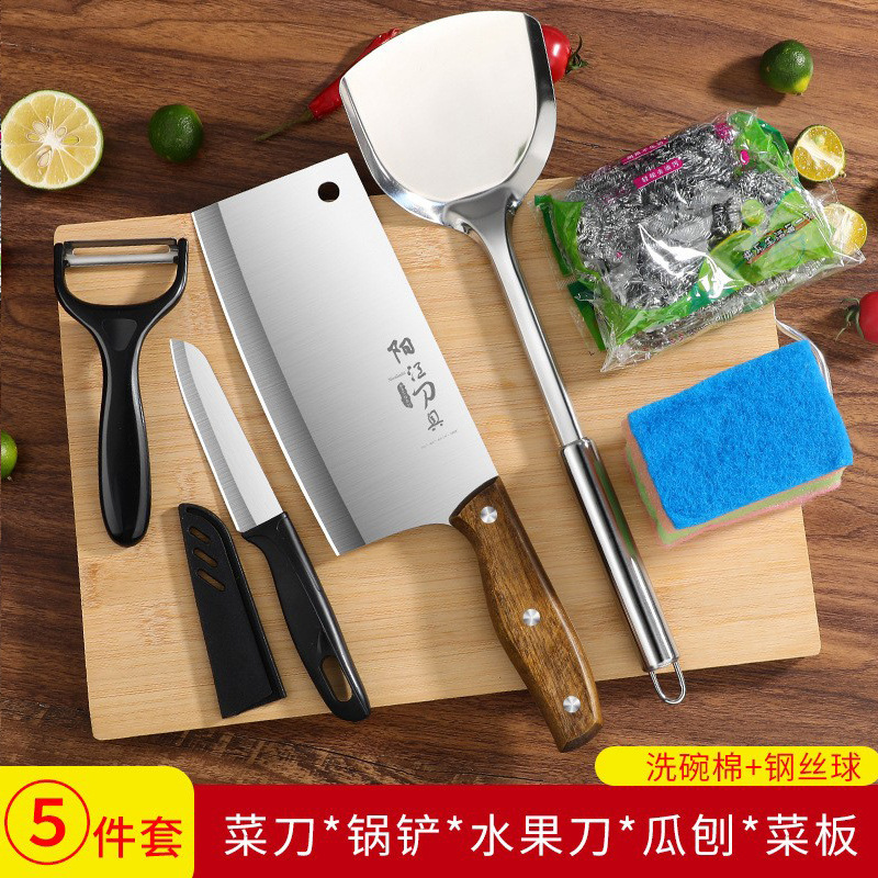 Cortar y cortar cuchillo de cocina antiguo cuchillo de corte de huesos de doble propósito cuchillo de corte de carne doméstico método de corte de carne frutas forjadas a mano Longquan
