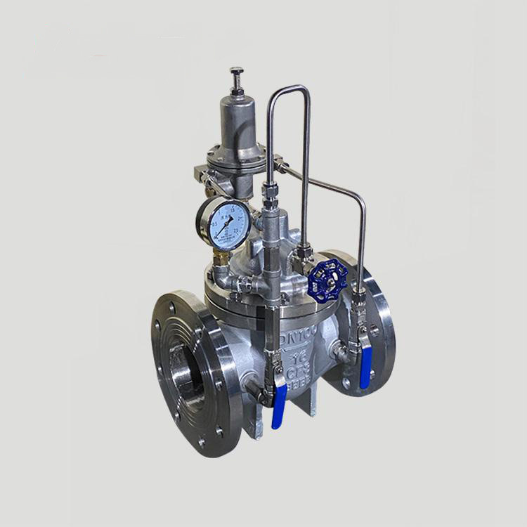 500x-10P不锈钢压持压泄压阀DN450泄水阀DN500水力超压泄压阀600