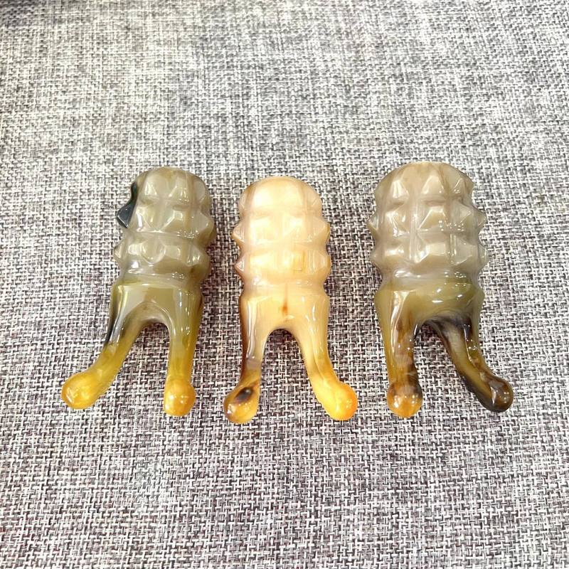 黒水牛の角の美しい鼻器の規格品の美容の美しい目の棒は目の袋の暗い目の周りの穴を薄めて目の部のマッサージの器具をダイヤルします|undefined