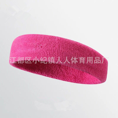 Deportes al aire libre absorbente de sudor toalla diadema banda para el cabello hombres y mujeres moda fitness yoga pañuelo diadema LOGO