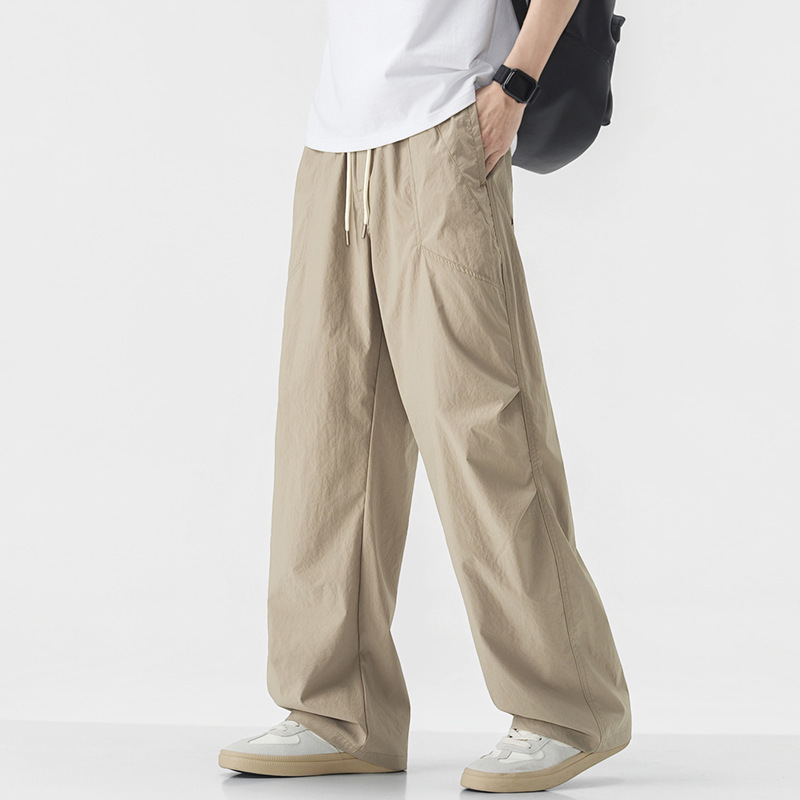 American-Style Paratrooper Work Pants for Men, 2026 New Summer Straight Loose Wide-Leg Sports Casual Long Pants Wholesale American-Style Paratrooper Work Pants for Men, 2026 New Summer Straight Loose Wide-Leg Sports Casual Long Pants Wholesale