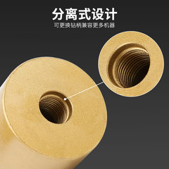 New 6PC firewood splitting kit, small impact drill bit for wood splitting, electric hammer, splitting wedge for breaking wood