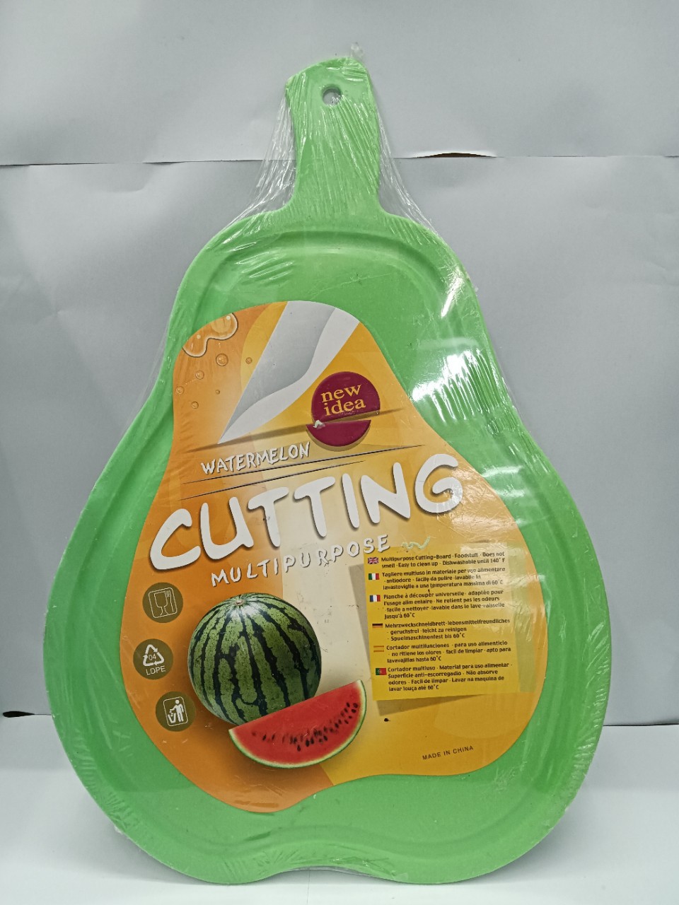 Tabla de cortar portátil productos de plástico en forma de fruta exportación suministro directo color tarjeta blister embalaje