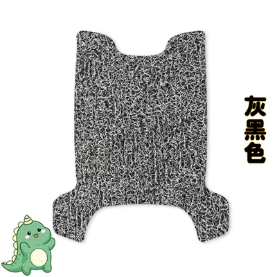 Knife Bubble Guofeng Edition Electric vehicle foot mat - knife-bubble-gum-chinese-style-version-black-gray-free-nano-tape