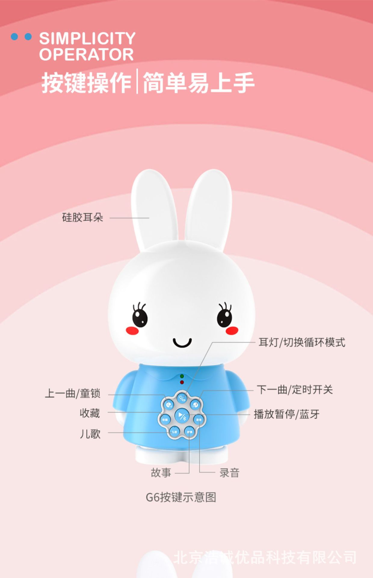 火火兔早教机儿歌播放器国学英语磨耳朵0-6岁启蒙安抚儿童故事机-阿里巴巴
