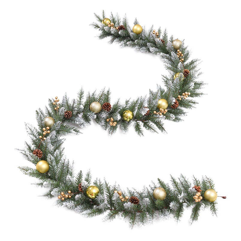 La fábrica transfronteriza directa de Navidad decoración ratán artificial ratán PVC señaló borde blanco ratán Hotel decoraciones