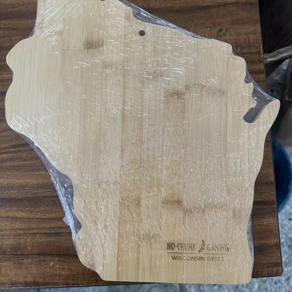 Tabla de cortar de madera transfronteriza mapa creativo tabla de cortar de bambú bandeja de pan fuente de alimentos cocinados tabla de quesos de madera