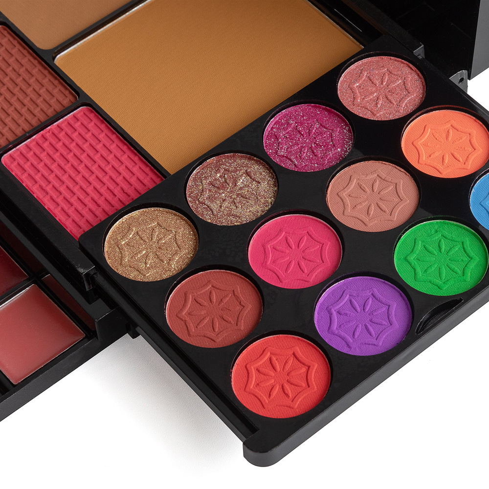 Placa de sombra de ojos africana de 36 colores no teñida Halo Pearl mate fácil de colorear estudio etapa maquillaje sombra de ojos transfronteriza