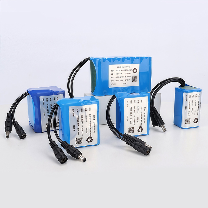 18650锂电池组3串11.1V12.6V户外音响LED灯玩具手持风扇可充电池|undefined