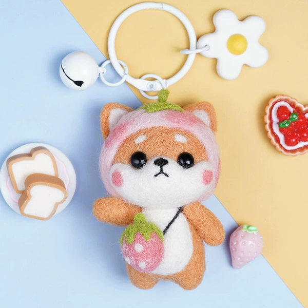 Small flower buckle + Shiba Inu berry + teaching video