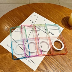 适用Galaxy Zfold7渐变透明磁吸手机壳三星Z Flip7折叠亚克力护套