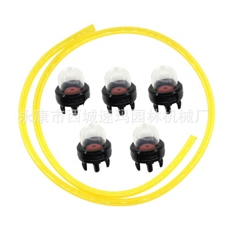 Accesorios de cortadora de césped ampollas de aceite redondas universales 3 * 5 tubo amarillo 1 m de largo paquete de accesorios universales image 1