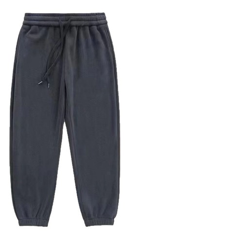 New Fleece Winter Warm Sports Pants for Men, Stylish and Versatile, Dual-Layer Fleece-lined, Thick and Cozy, Solid Color Velour Pants