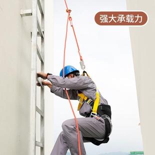 Canle High-Altitude Safety Industrial Self-Locking Rope Anti-Fall Device Anti-Fall Device Lock Rope Exterior Wall Installation Automatic Rope Grabber