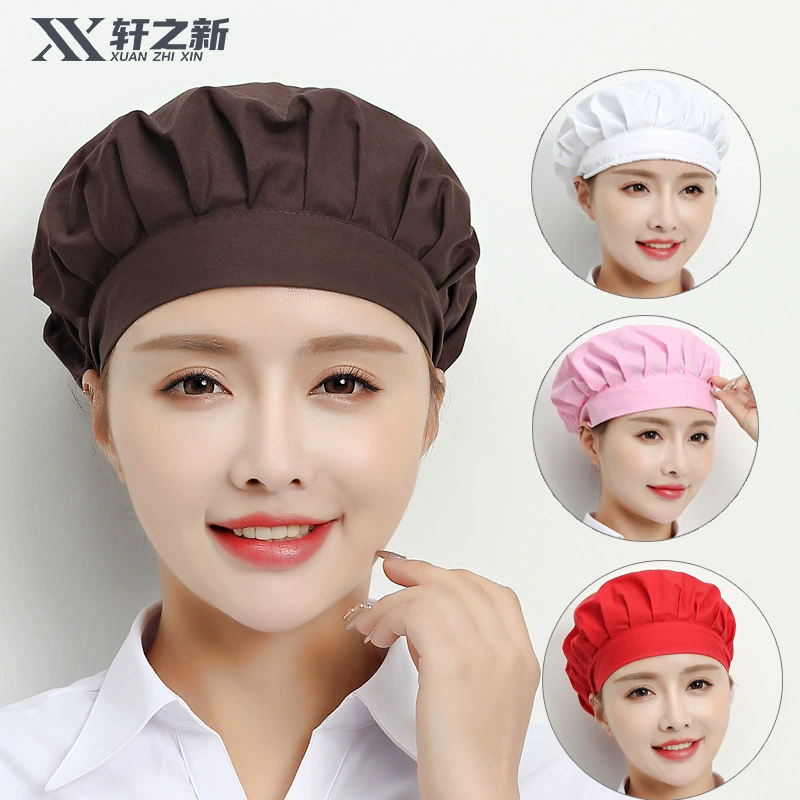 Новая пищевая шляпа Xuan, кухонная шляпа шеф-повара, дышащая сетчатая мастерская, Пылезащитная Рабочая шляпа для общественного питания, регулируемая Летняя мужская и женская