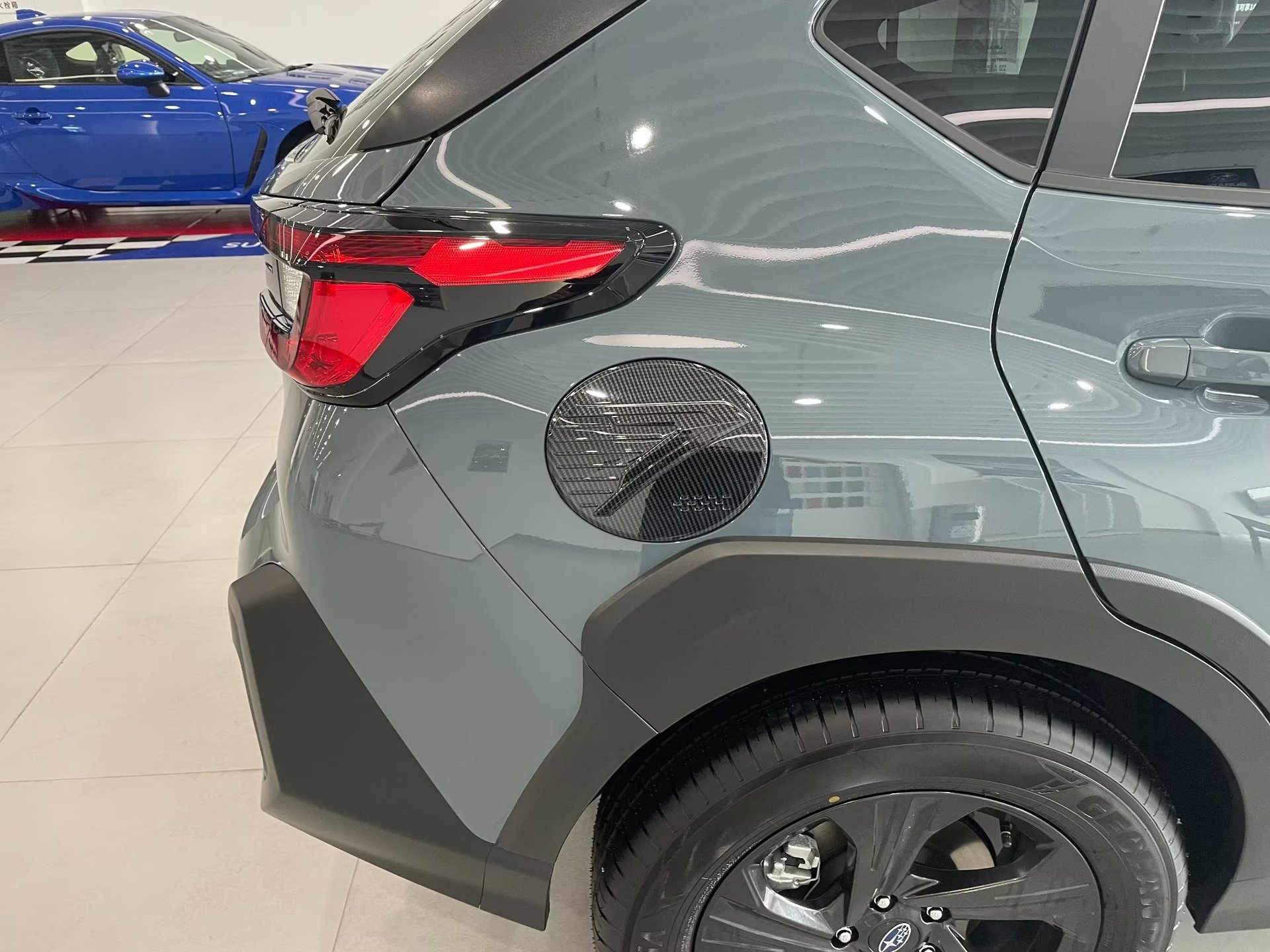 Suitable for 24 Models of Subaru Crosstrek Hood Trim, Rearview Mirror Cover, Fuel Tank Cover, Fog Light Cover