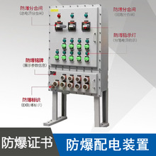 中沈BXMD58鋼板焊接防爆配電箱3mm防爆非標鐵箱控制箱櫃掛式立式