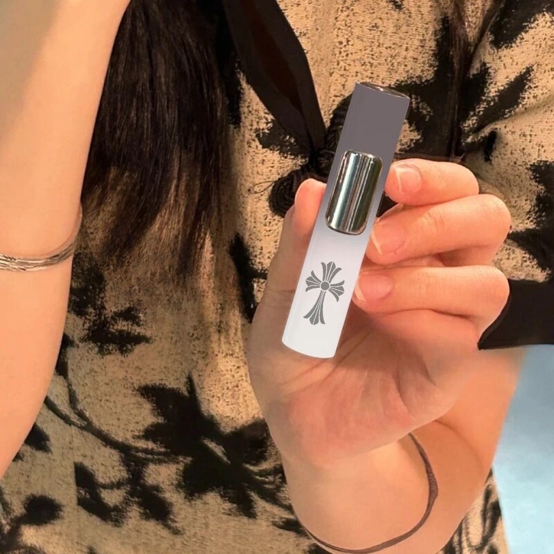 インターネット有名人の超クールなクロスピンクフレーム防風ライターインフレータブルクリエイティブ高価値ギフト親友やボーイフレンドへ|undefined