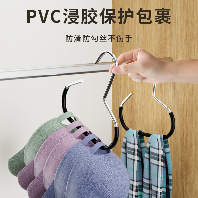 リングハンガーラック、クリエイティブリングハンガー、衣料品店のスカーフ、スカーフ、多機能家庭用収納アーティファクトハンガー|undefined