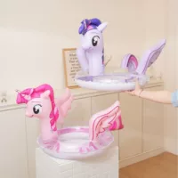 Новые блестки радуга пони плавательный круг для детей подмышки водная игрушка трансграничный надувной поплавок спасательный круг