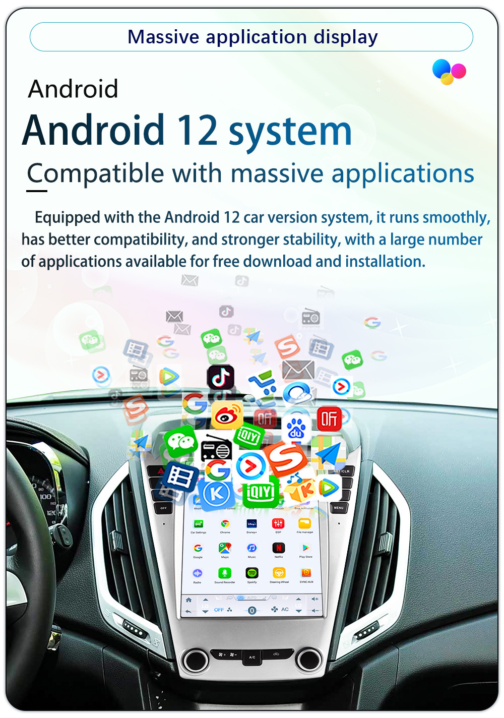 Suitable for 10-16 Model Chevrolet Equinox Lt Central Control Modification 4g Large Vertical Screen 8-Core Navigator