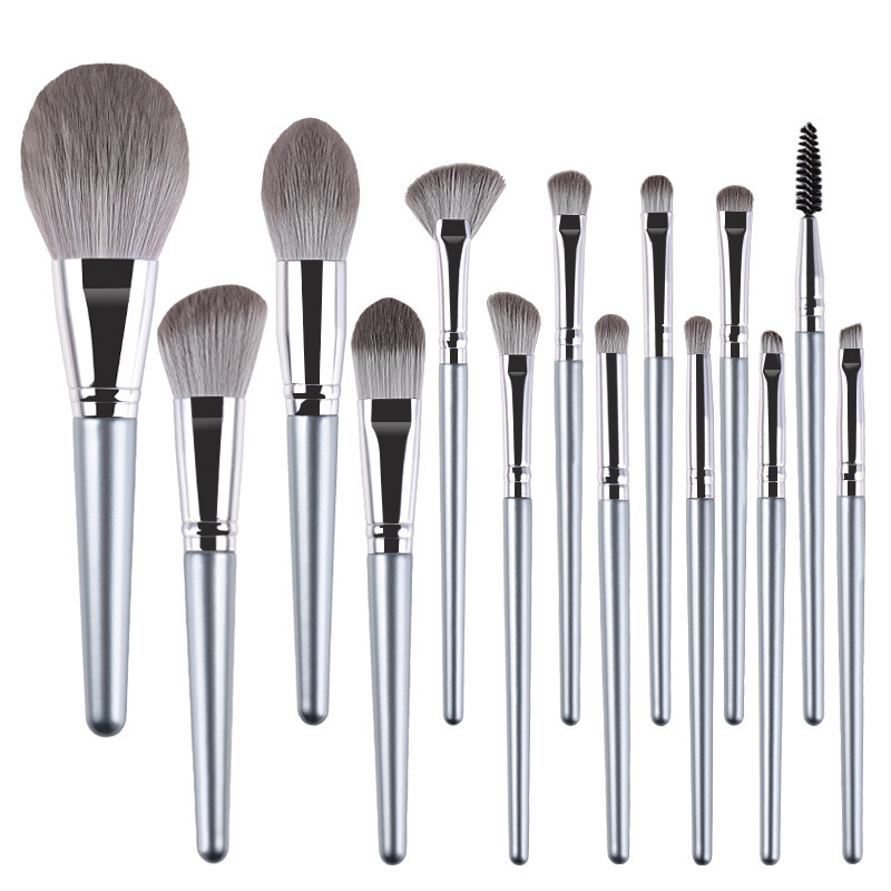 Simple Style Artificial Fiber Plastic Handgrip Makeup Brushes 1 Set display picture 1