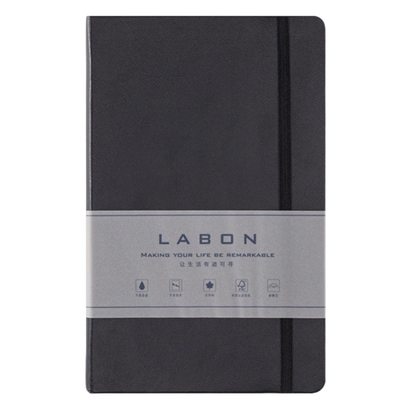 A5 cuaderno de página de matriz de puntos cuaderno de negocios de alta gama empresa mayorista más logo bloc de notas libro de correa de tapa dura tipo M