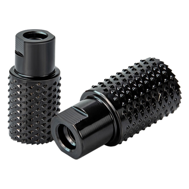 Amoladora angular cabeza de molienda carpintería abridor de agujeros especiales madera dura peeling cabeza de madera maciza escariando herramienta de molienda de doble propósito artefacto