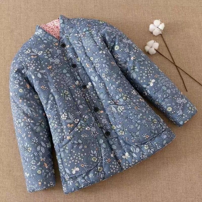 冬季内穿加厚女士棉衣棉服妈妈装中老年居家保暖服加棉加厚棉