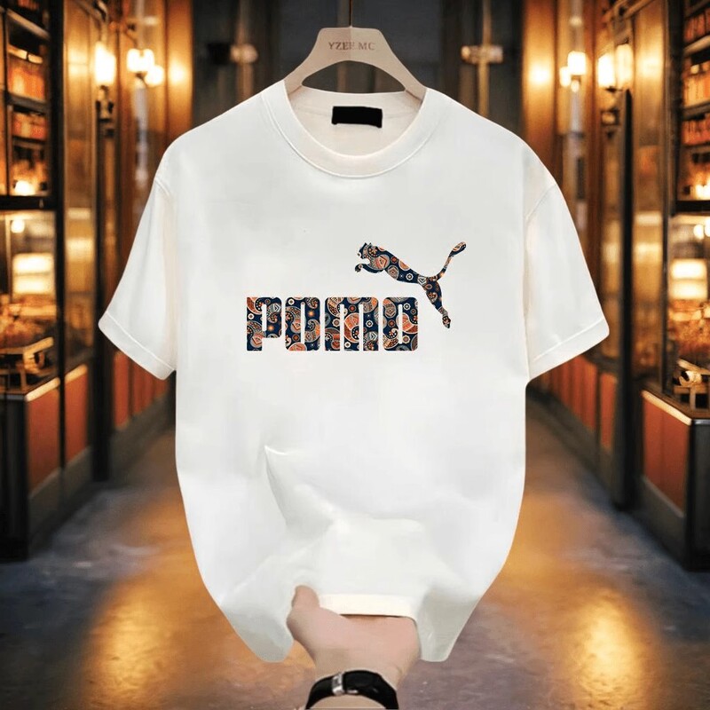 NASA Joint Short-sleeved T-shirt Men's Summer 2025 New Fashionable Loose All-match Half-sleeved Top NASA Joint Short-sleeved T-shirt Men's Summer 2025 New Fashionable Loose All-match Half-sleeved Top