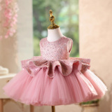 Платье девочки цветочницы, детский наряд маленькой принцессы, наряд для музыкальных выступлений, костюм, подарок на день рождения, благородный крой
