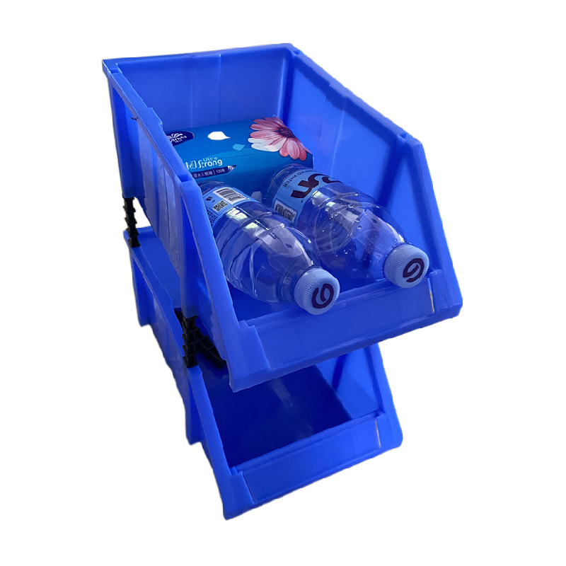 组合式物料盒塑料五金零件收纳盒分类工具分格箱盒斜口配件盒货架