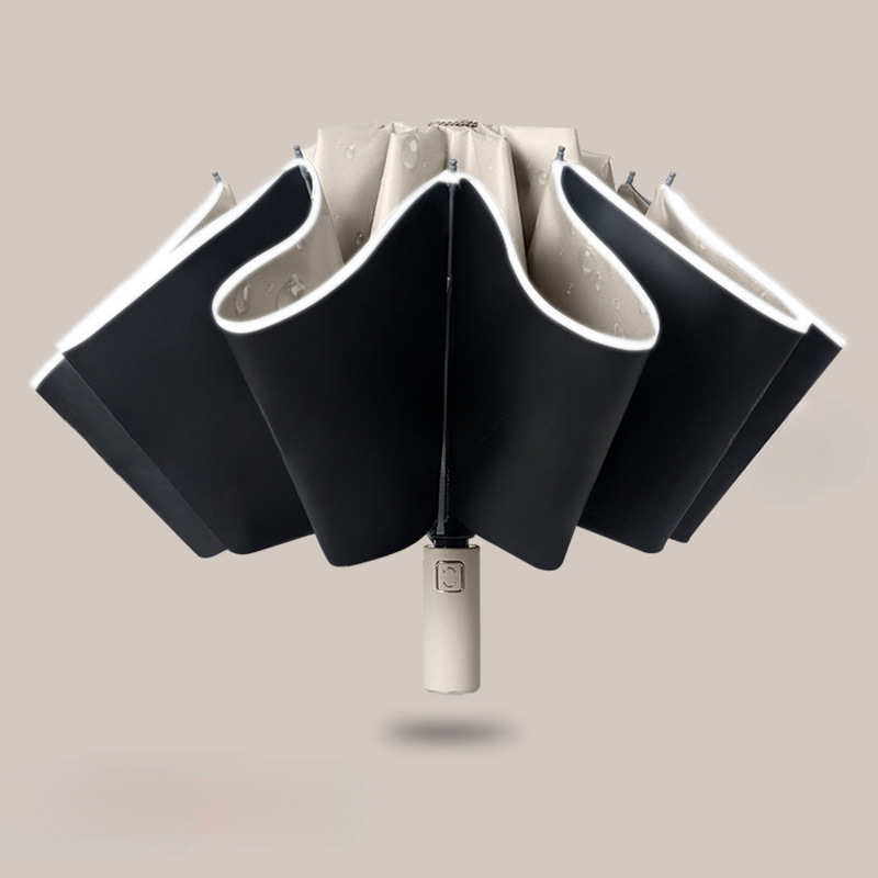 Fully Automatic Umbrella for Women, Dual-Purpose for Sun and Rain, Sunshade Umbrella, Sun Protection, Uv Protection, Reverse Umbrella, Enlarged, Thickened, Reinforced Fully Automatic Umbrella for Women, Dual-Purpose for Sun and Rain, Sunshade Umbrella, Sun Protection, Uv Protection, Reverse Umbrella, Enlarged, Thickened, Reinforced