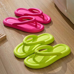 Eva Flip-Flops for Women, Summer Trendy Slip-On Sandals for Beach, Outdoor Wear, Bathroom, Shower, Non-Slip, Fashionable, New Style, Breathable
