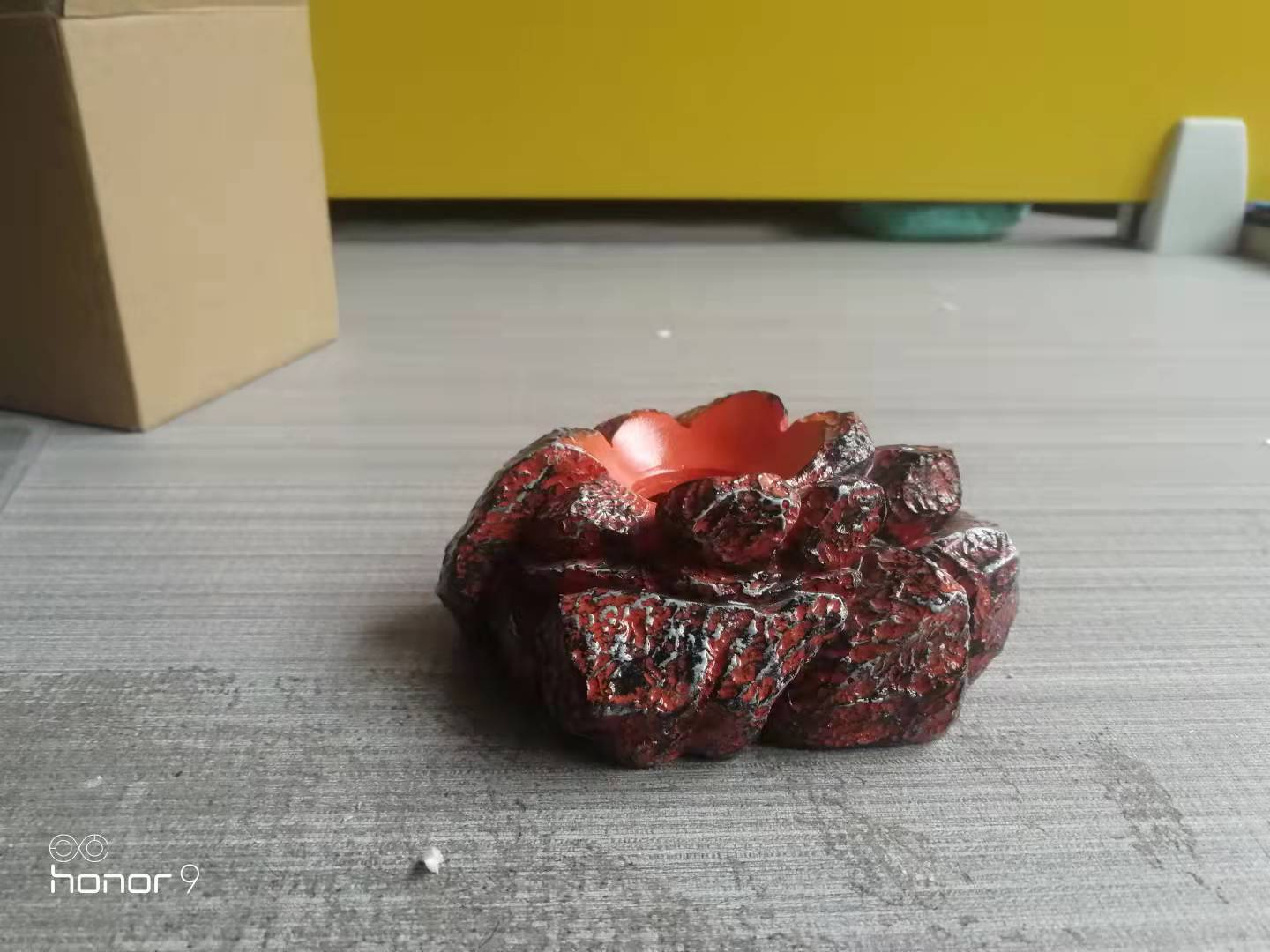 Huevo de Dragón de Lava de Resina Decorativo