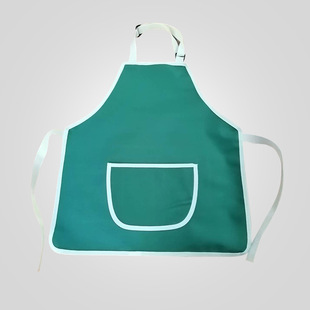 Solid Color Children's Aprons for Boys and Girls Baby Dinner Overalls Anti-Dirty Kindergarten Art Overalls Garden Work Aprons