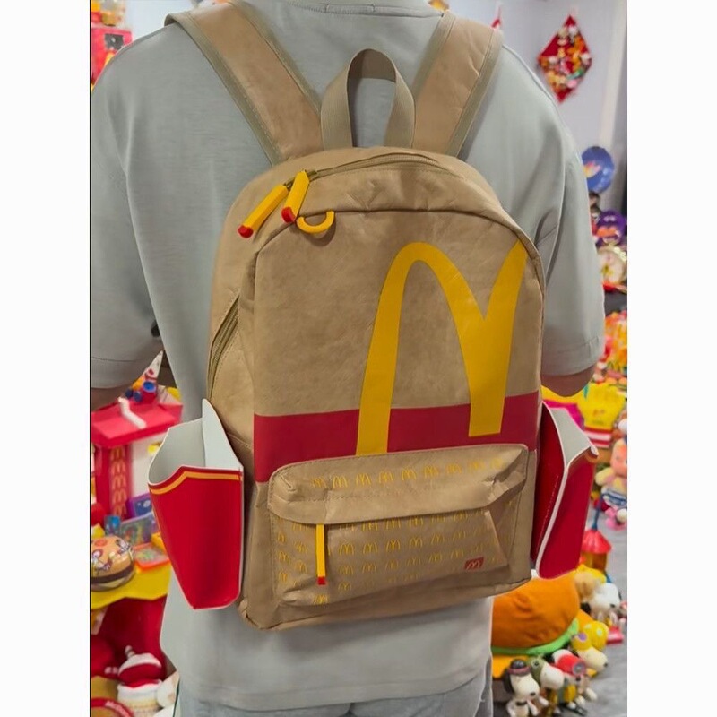 2026 McDonald's Big Fries Day Limited Edition Merchandise: Large Capacity Lightweight Travel Backpack, Gift Doll 2026 McDonald's Big Fries Day Limited Edition Merchandise: Large Capacity Lightweight Travel Backpack, Gift Doll