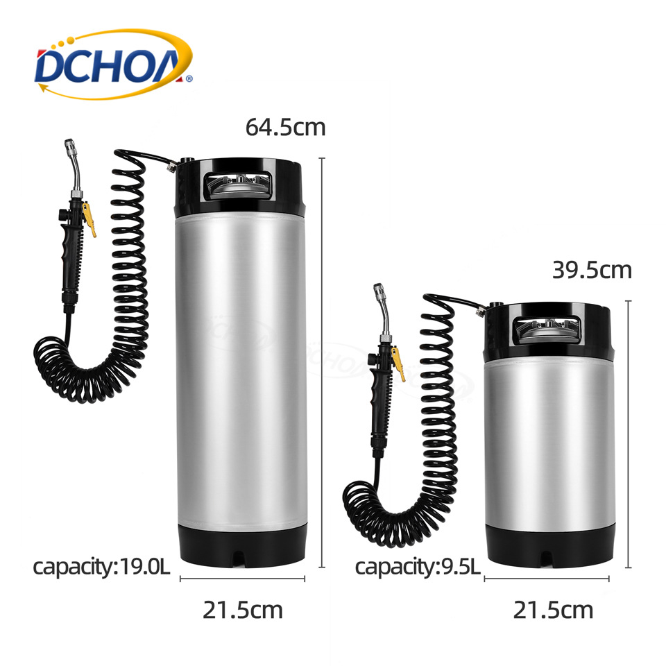 Car Cleaning Tools High Pressure Watering Can Transparent Film Construction Pressure Spray Can Car Washer
