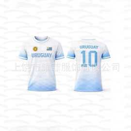 圆领T恤印花足球服休闲宽松上衣T恤3D印花
