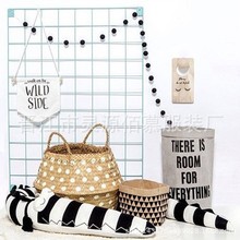 ins儿童条纹鳄鱼抱枕北美安抚枕婴儿围栏儿童房装饰玩具一件代发