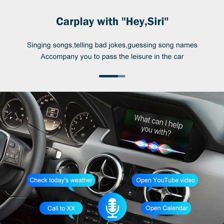 RoadTop Wireless Apple CarPlay Is Suitable for Mercedes-benz NTG4.5/4.7 Decoder Module Decoder Box