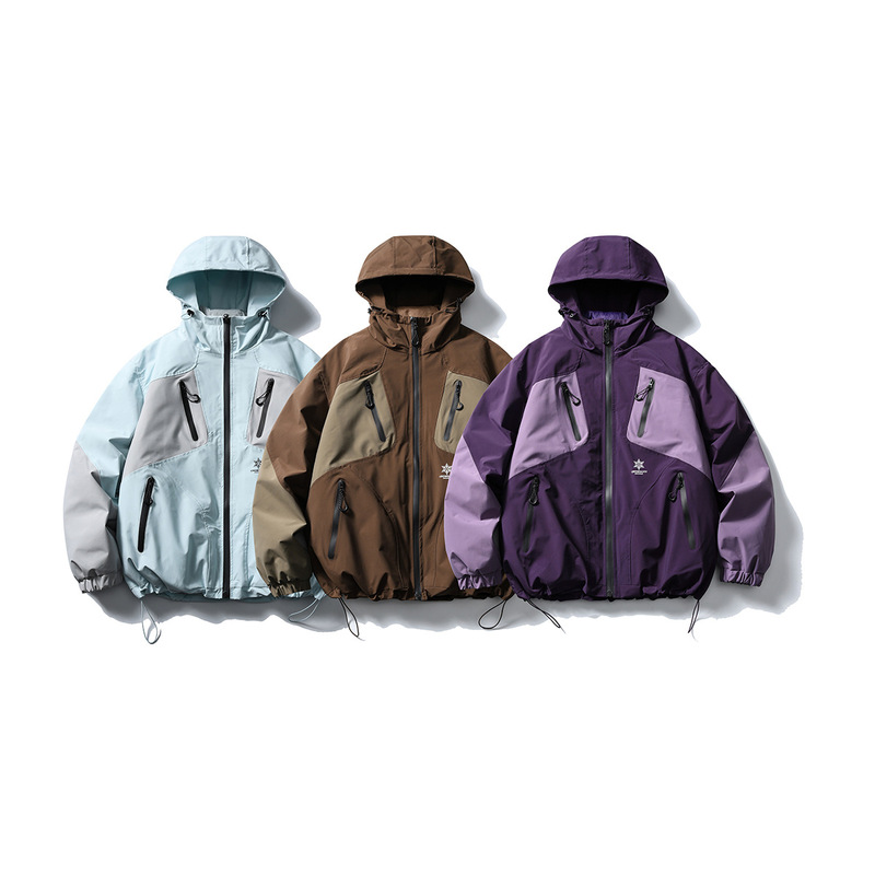 Beijie Men's American Fashion Brand 2024 Winter New Outdoor Three-in-One Hooded Down Jacket Mountain Style Rushwork Clothes