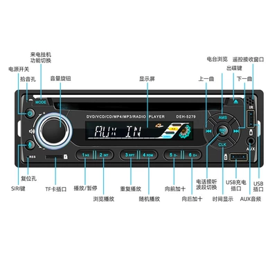 Car CD player Car Cd Player, Bluetooth