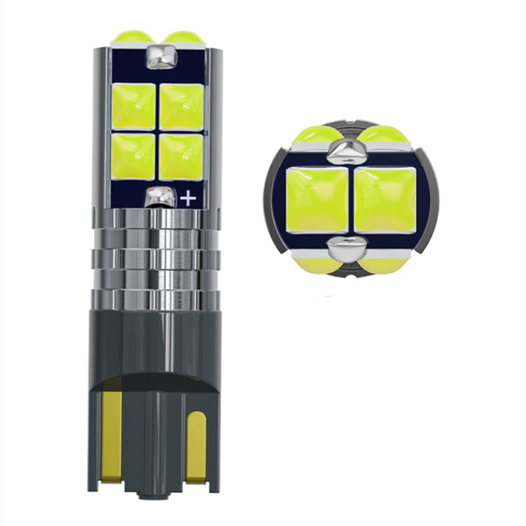Автомобильный светодиодный светильник T10 3030 10SMD широкий подсветка