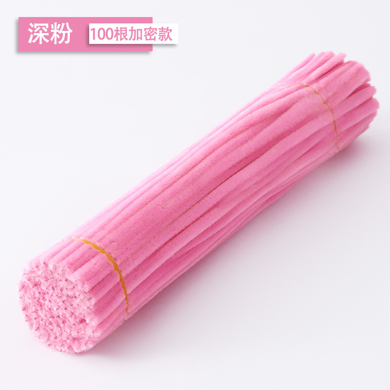 Macarón torsión varilla de cifrado ramo de terciopelo hecho a mano DIY material paquete de juguetes inteligentes fuegos artificiales raíz de pelo colorido