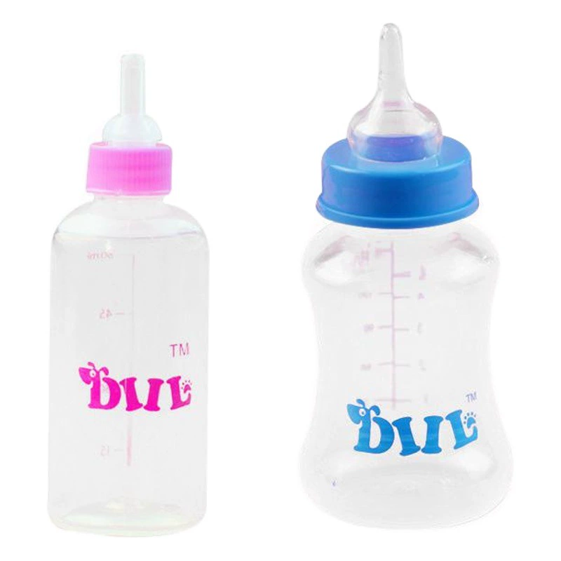 ПЭТ Бутылка Костюм Собака бутылка щенок кошка котенок Baby Cat бутылка мульти-соска мягкий рот с бутылкой кисть бутылка оптом