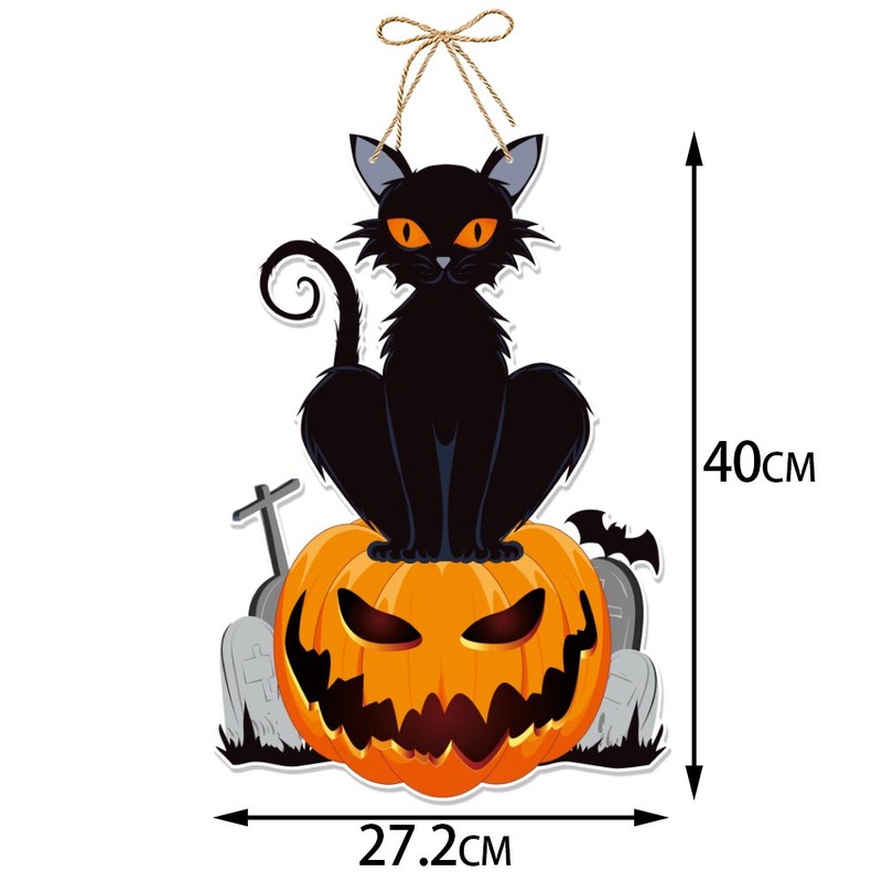 アマゾンハロウィーンパーティー装飾コウモリ幽霊ドア掛けお化け屋敷バーシーン配置カボチャ掛け飾り|undefined