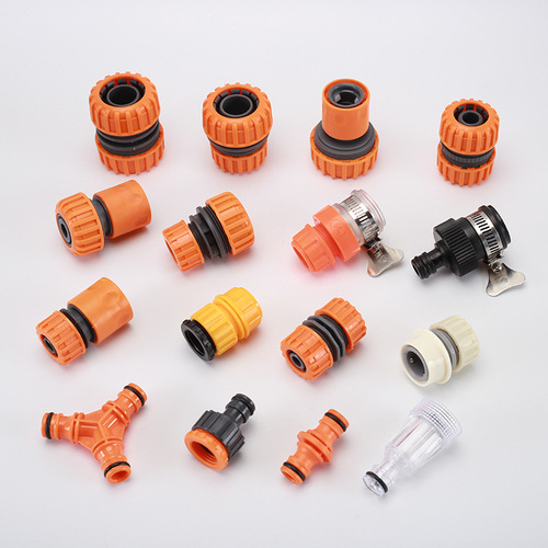 Car wash water gun connector faucet nipple quick connector garden watering repair 4 minutes 6 minutes soft water pipe docking device
