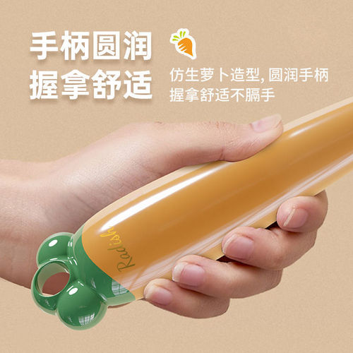 Carrot Hair Lint Roller Adhesive Strip Removable Roller Dust Paper Brush Pet Hair Cleaning Roller